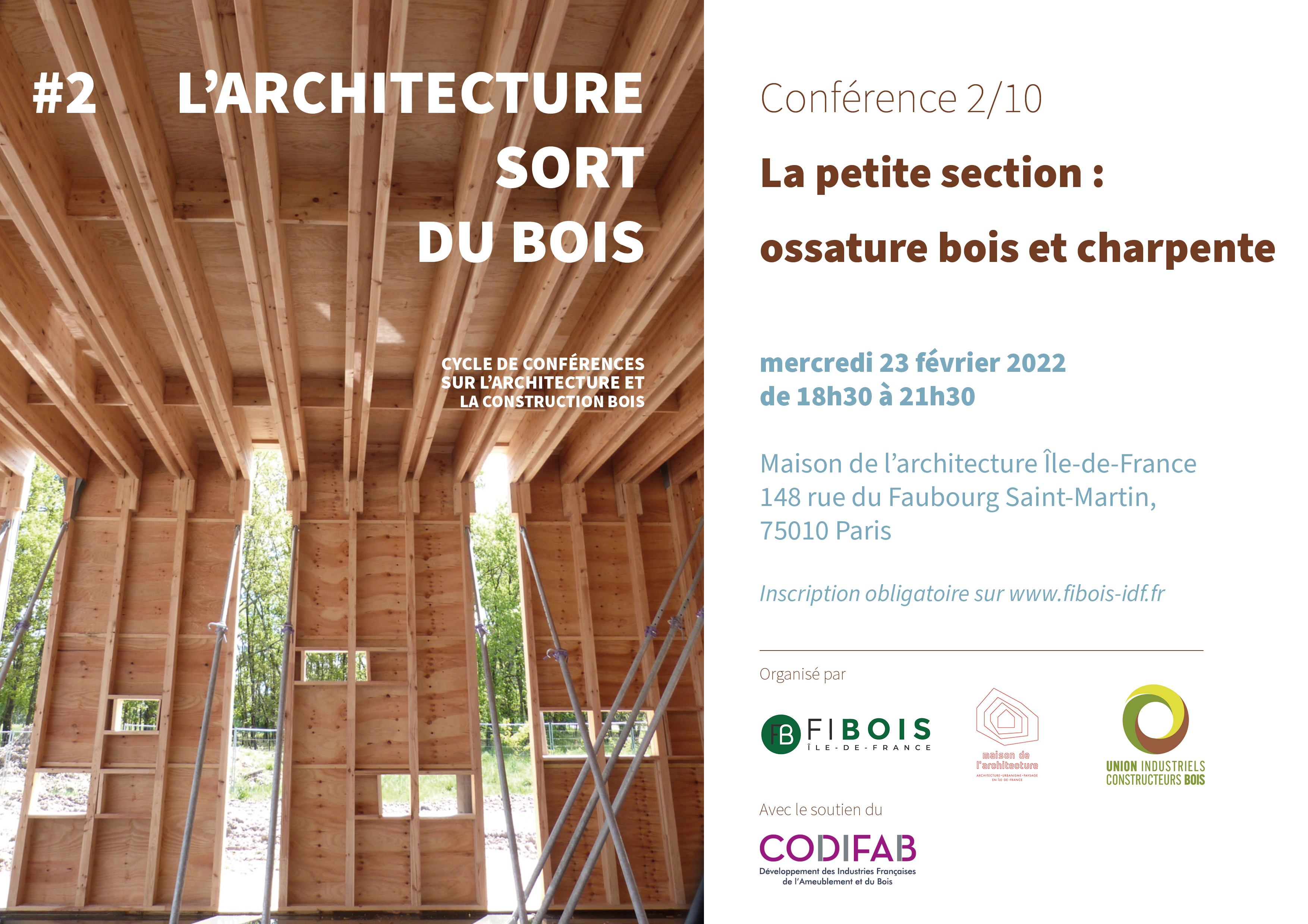 affiche architecture sort du bois #2